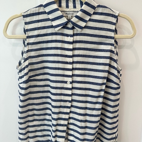 Madewell Striped Sleeveless Top - Picture 3 of 6
